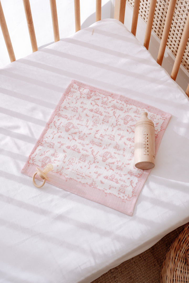 Atelier Babbi Toile de Jouy Hydrofiel Spuugdoekje 30x30 cm