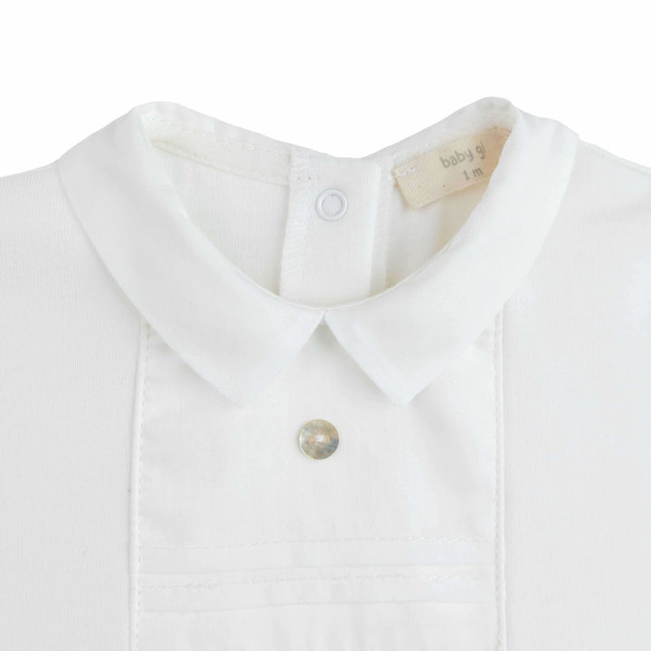 Babypakje punt kraag (ivory) - Baby Gi