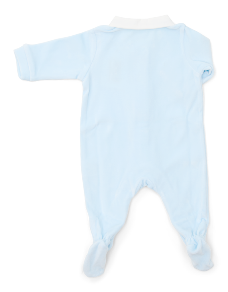 Babypakje velours (lichtblauw) - Poetree Kids