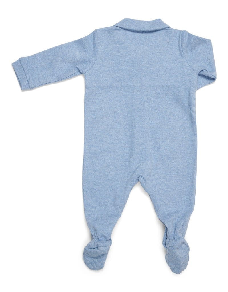 Babypakje Chevron Denim Blue (boy) - Poetree Kids