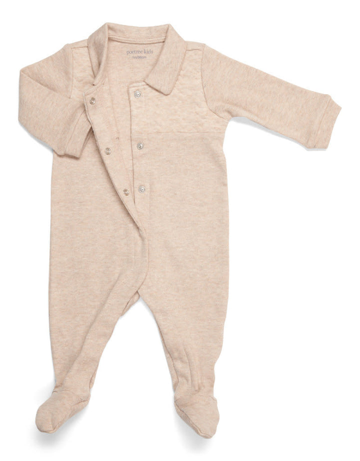 Babypakje Chevron Light Camel (boy) - Poetree Kids