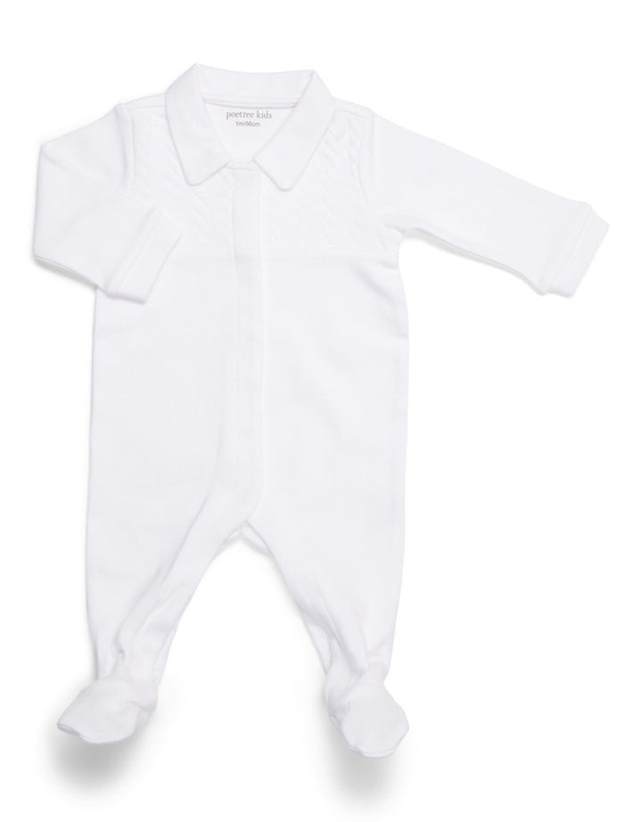 Babypakje Chevron White (boy) - Poetree Kids