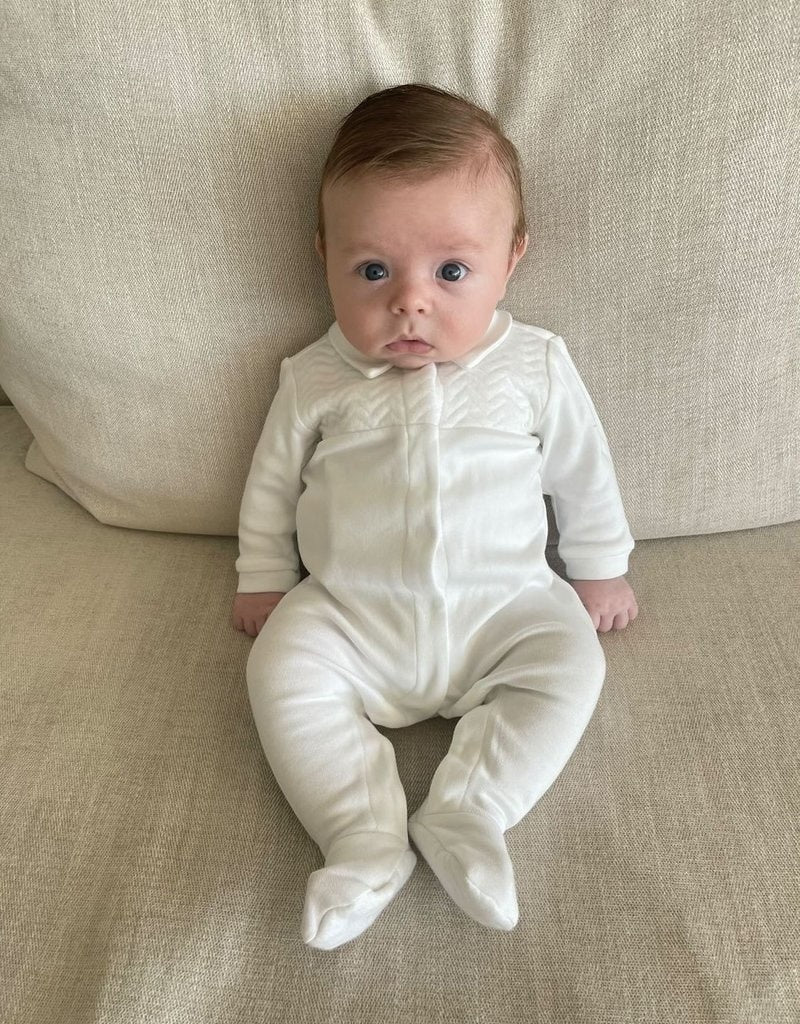 Babypakje Chevron White (boy) - Poetree Kids