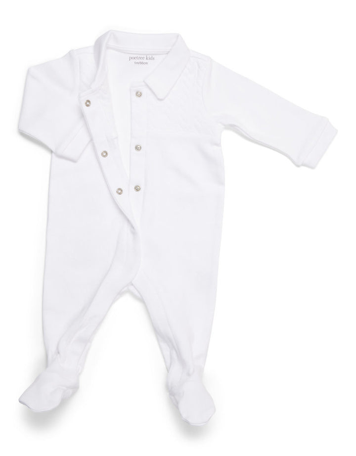Babypakje Chevron White (boy) - Poetree Kids