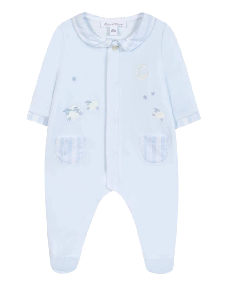 Babypakje Moutons (lichtblauw) - Tartine e Chocolat