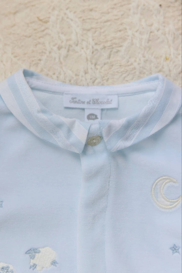 Babypakje Moutons (lichtblauw) - Tartine e Chocolat