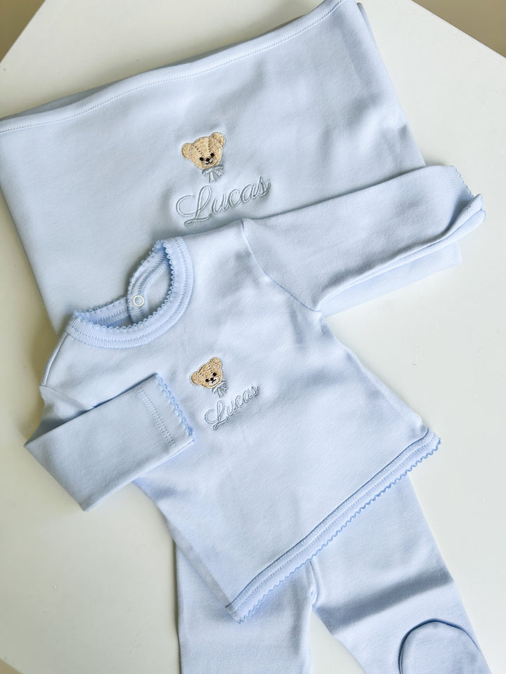 Babypakje Newborn 2-delig top + broekje - Babidu