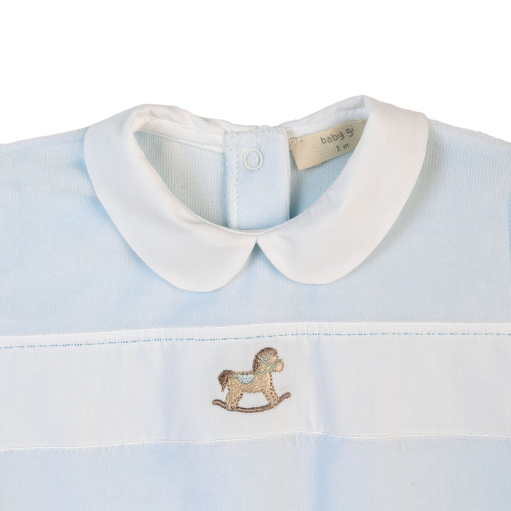 Babypakje rocking horse (lichtblauw) - Baby Gi