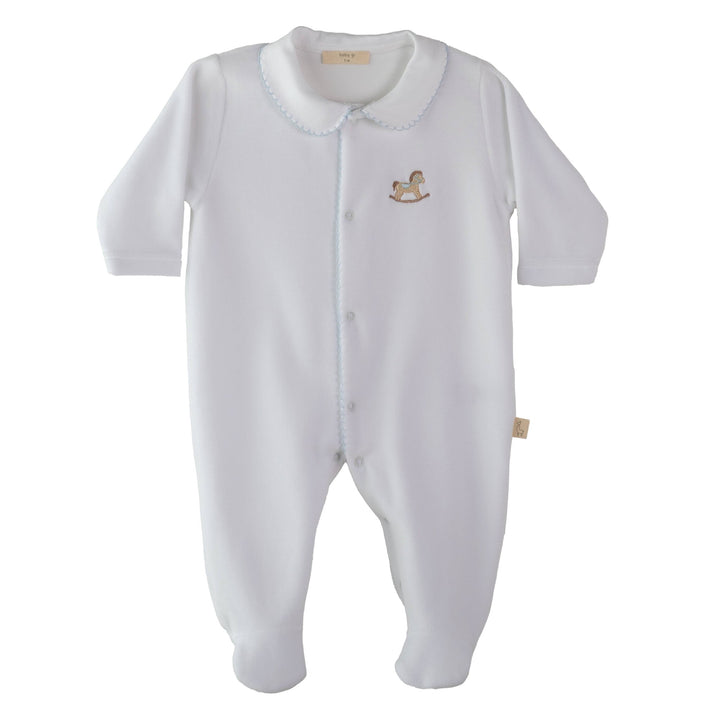 Babypakje rocking horse met bies (Lichtblauw) - Baby Gi