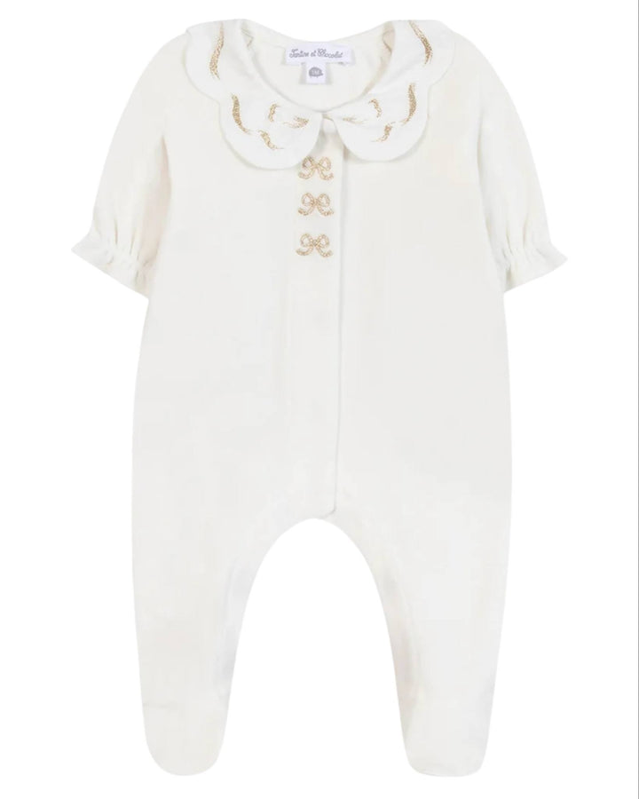 Babypakje strikken (ecru) - Tartine et Chocolat