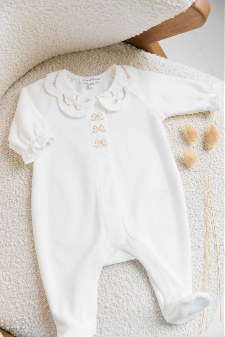 Babypakje strikken (ecru) - Tartine et Chocolat