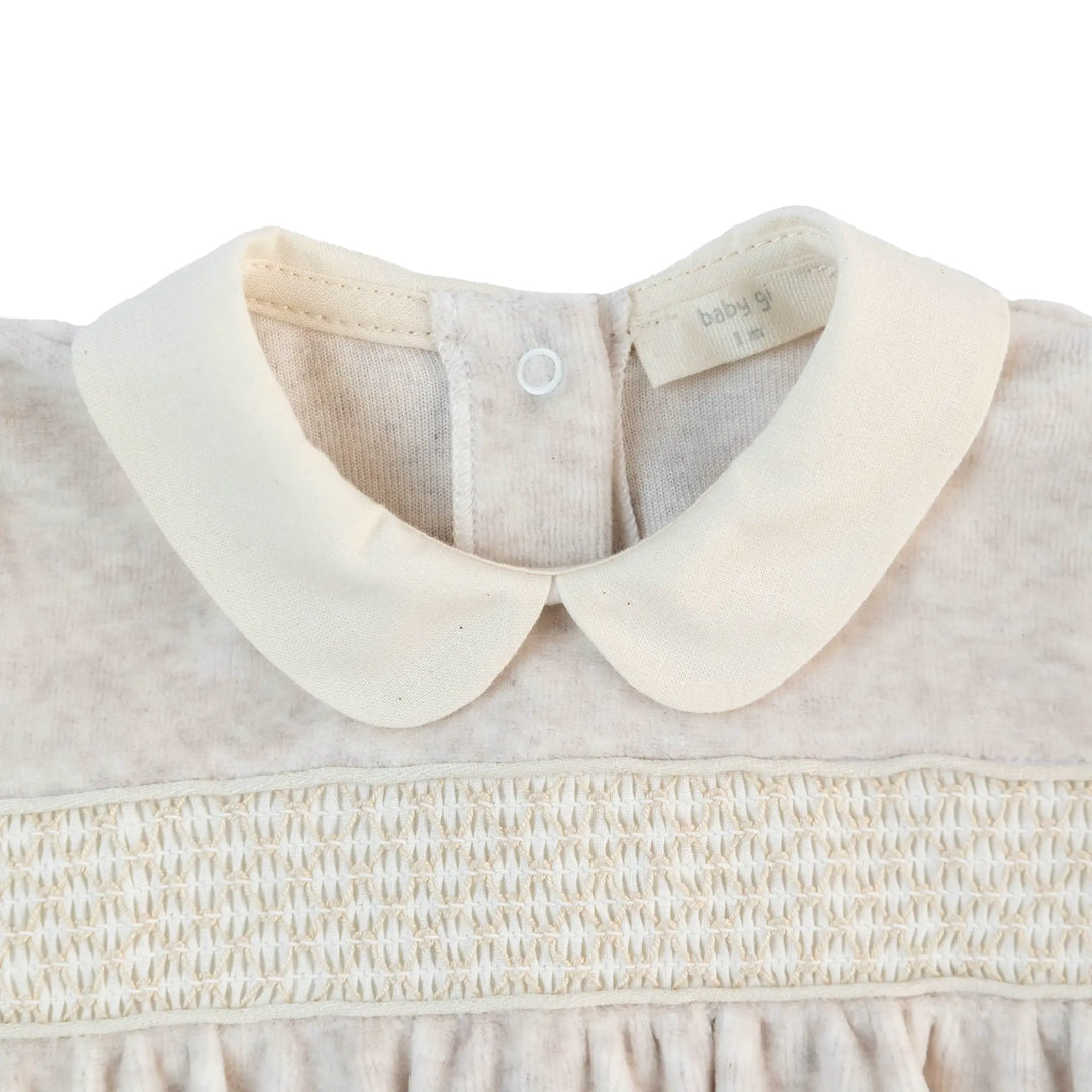 Babypakje velours (beige) - Baby Gi