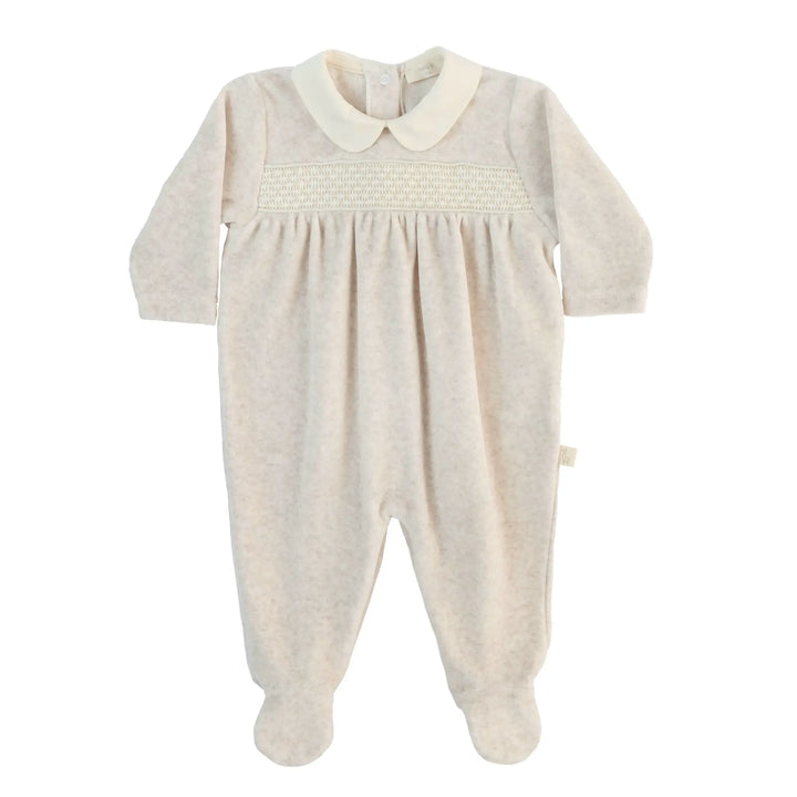 Babypakje velours (beige) - Baby Gi