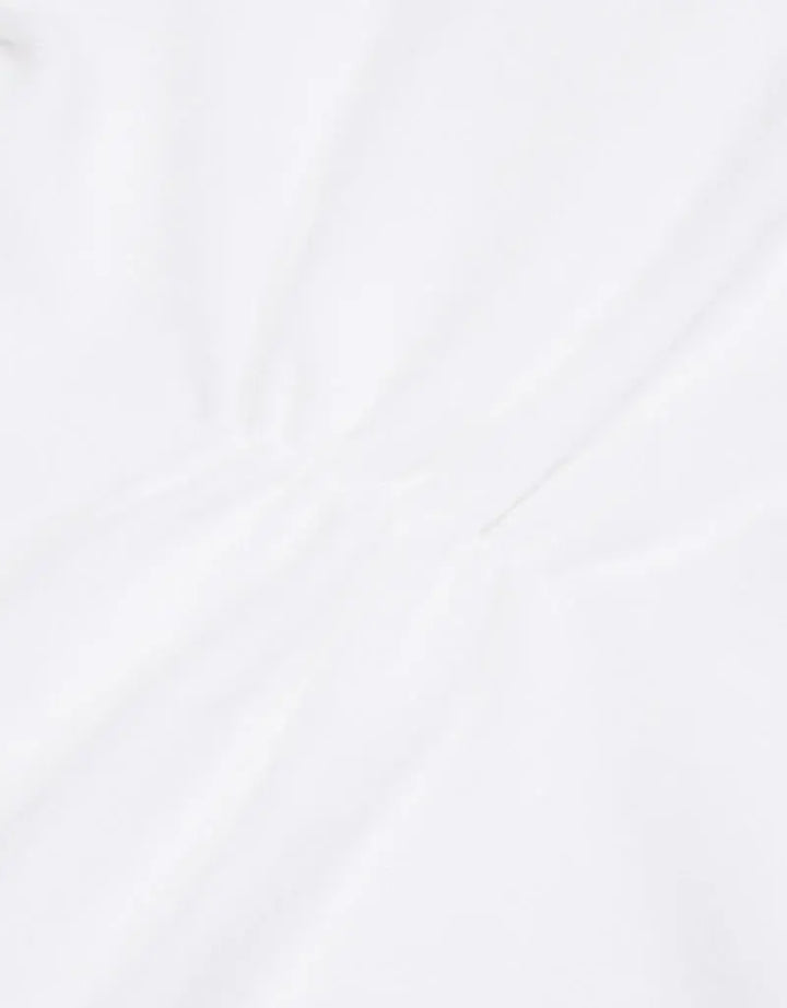 Babypakje velours ruffles (wit) - Poetree Kids