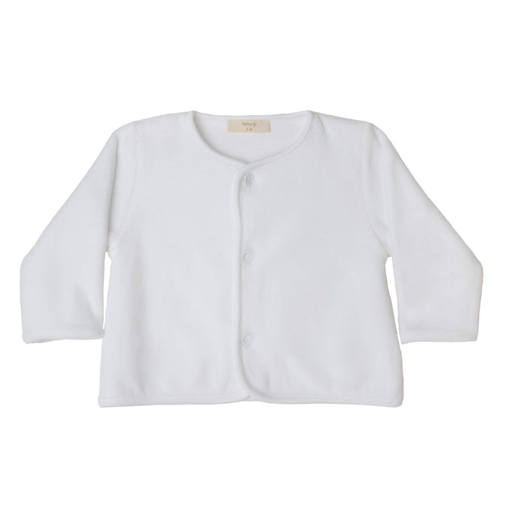 Vestje Velours (wit) - Baby Gi