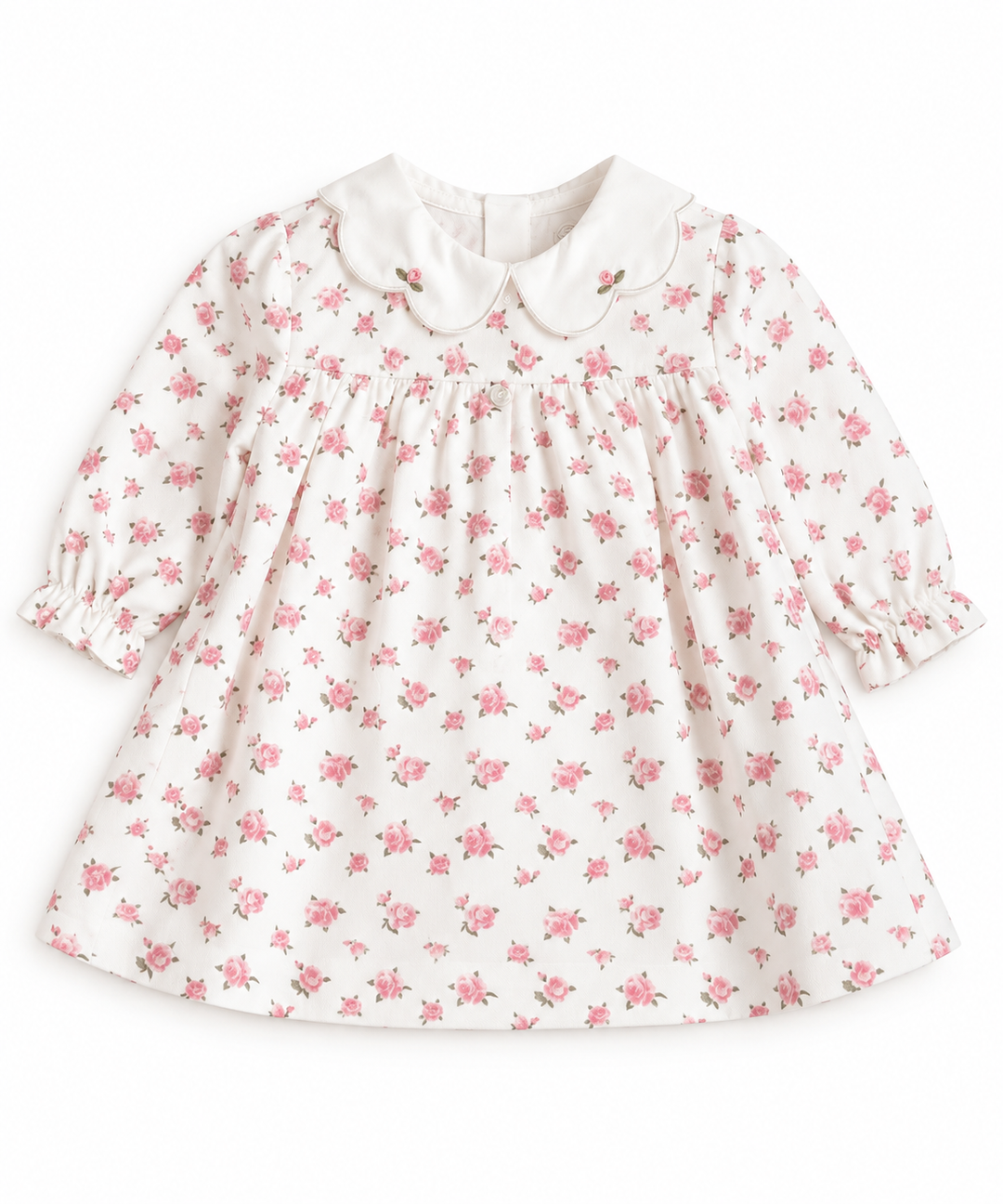 Pureté du Bébé babyjurkje met bloemetjesmotief | Personaliseerbaar