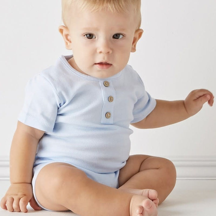 Body/Romper knoopjes korte mouw - Babidu