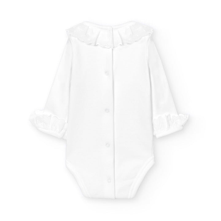 Romper Popeline kraagje & manchetten - Babidu