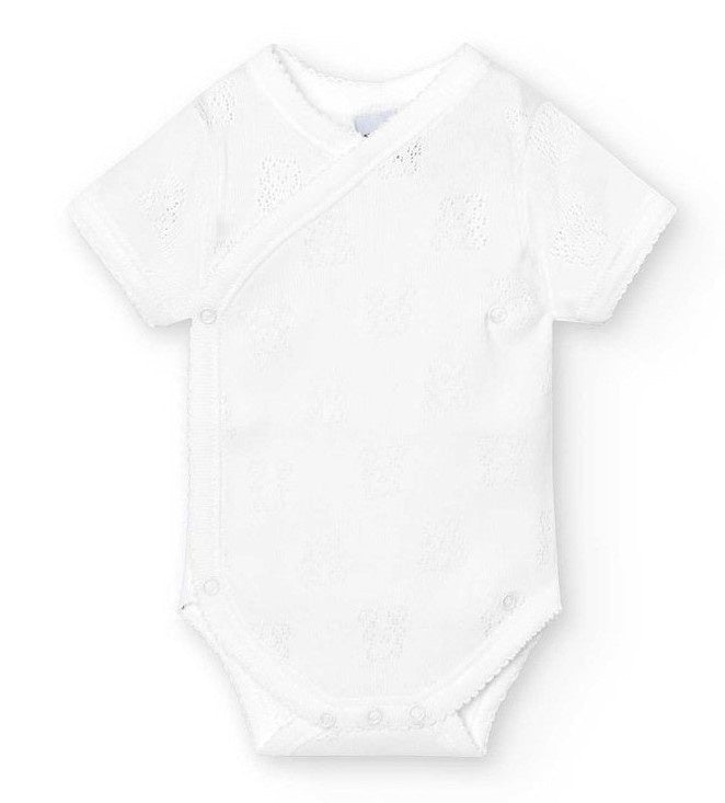 Body/romper zijsluiting beertjes korte mouw - Babidu
