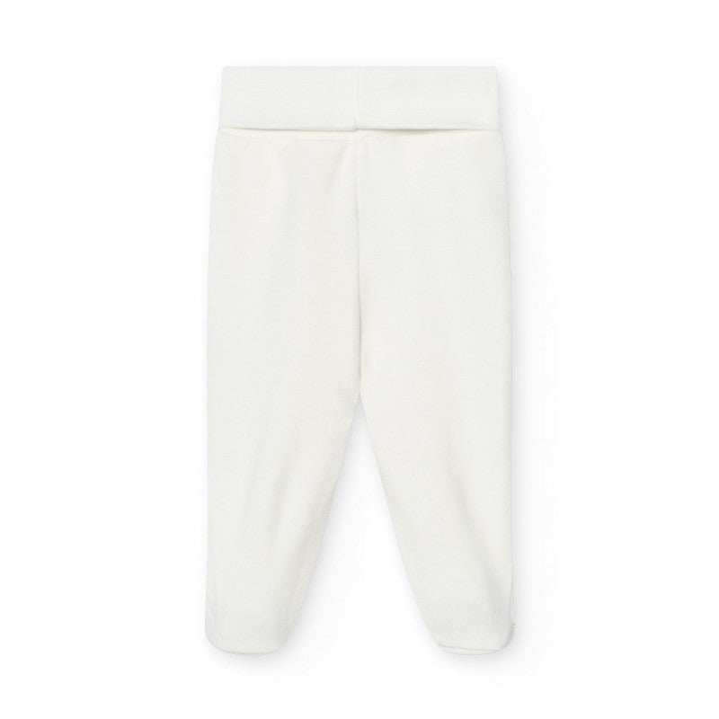 Broekje met voetjes + brede band - Babidu