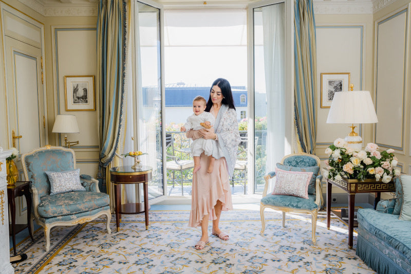 Carré Toile de Jouy Blue - Atelier Choux