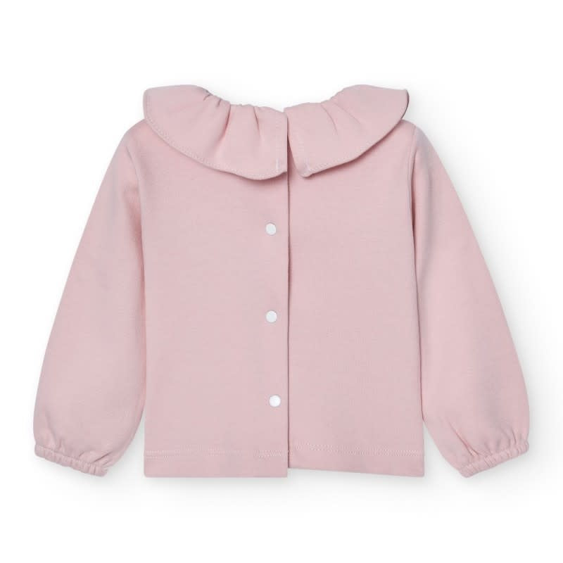 T-shirt ruche kraag - Babidu