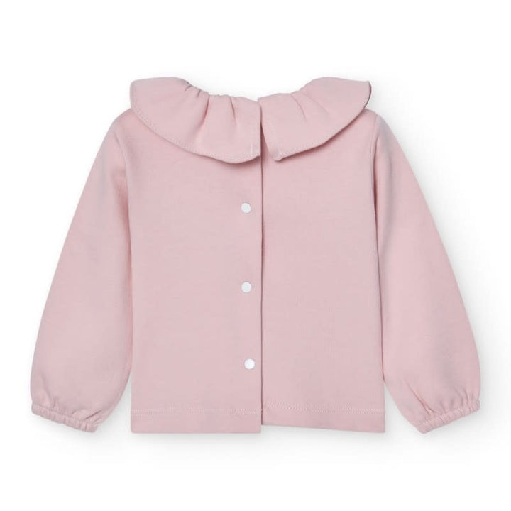 T-shirt ruche kraag - Babidu