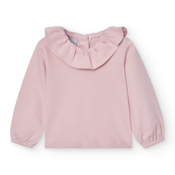 T-shirt ruche kraag - Babidu