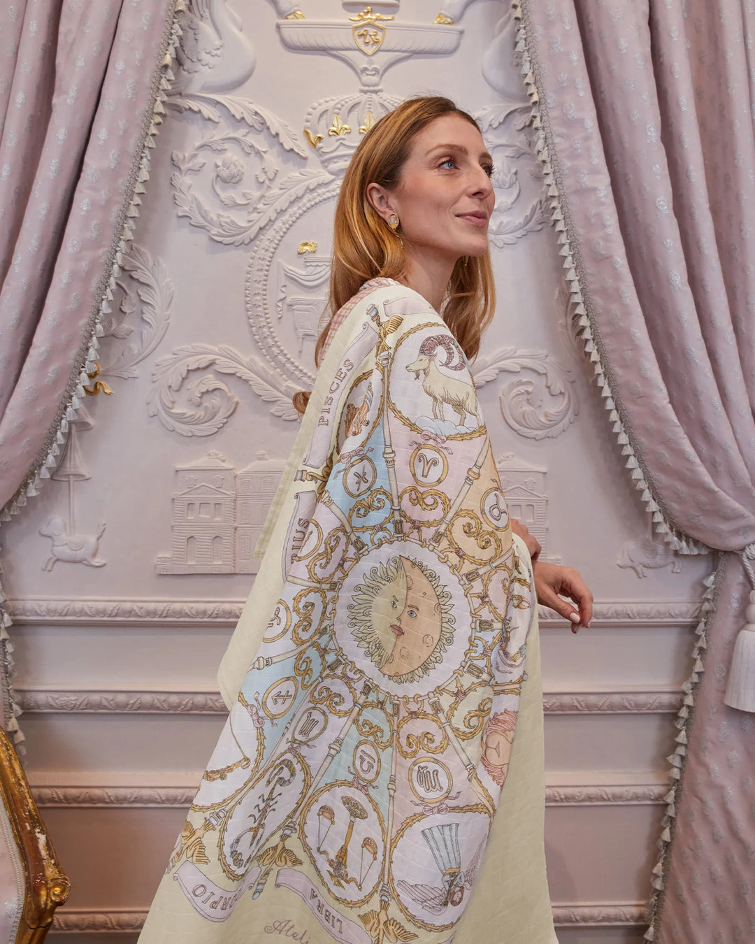 Carré Zodiac (geel ) - Atelier Choux