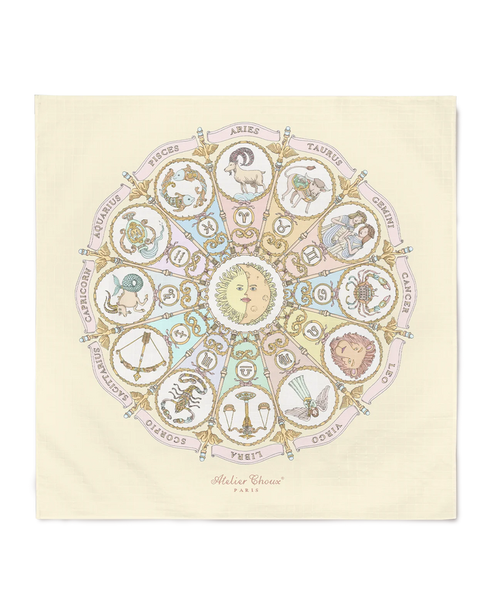 Carré Zodiac (geel ) - Atelier Choux