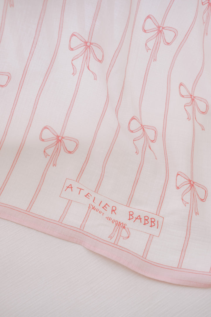 Atelier Babbi Ribbon Hydrofiele Doek 100x100 cm