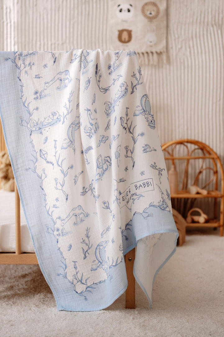 Atelier Babbi Toile de Jouy Hydrofiele Doek 70x70 cm