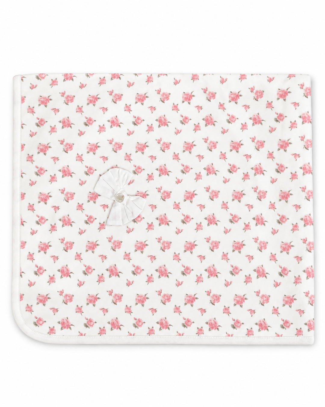 Pureté du Bébé velours deken met bloemetjesmotief | Personaliseerbaar