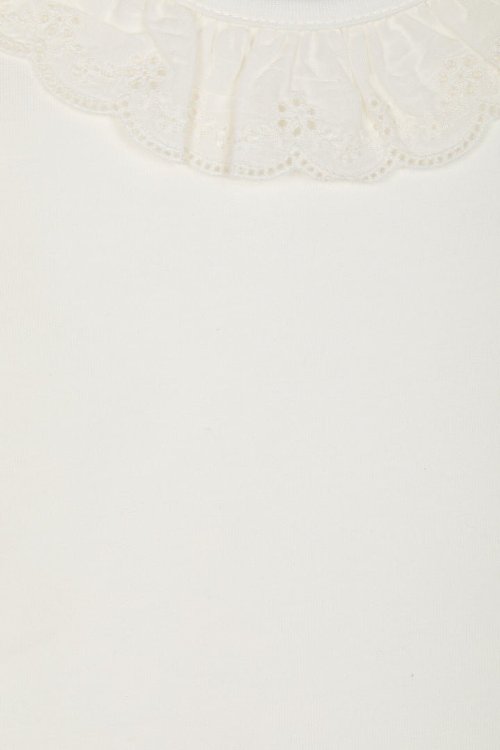 T-shirt broderie kraagje - Dr. Kid