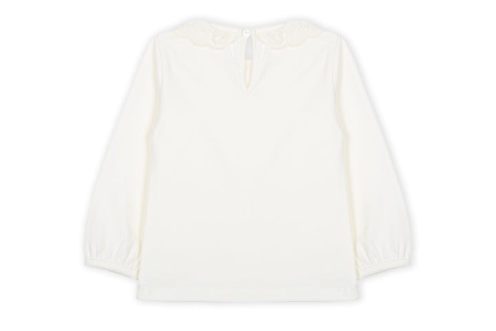 T-shirt broderie kraagje - Dr. Kid