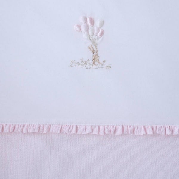 Donsovertrek + sloop Pink Garden Party - Theophile et Patachou