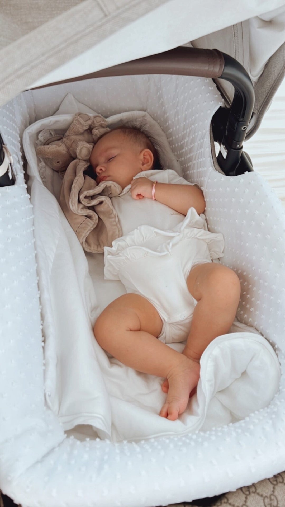 Kinderwagenhoes voor reiswieg Plumenti - Little Mack