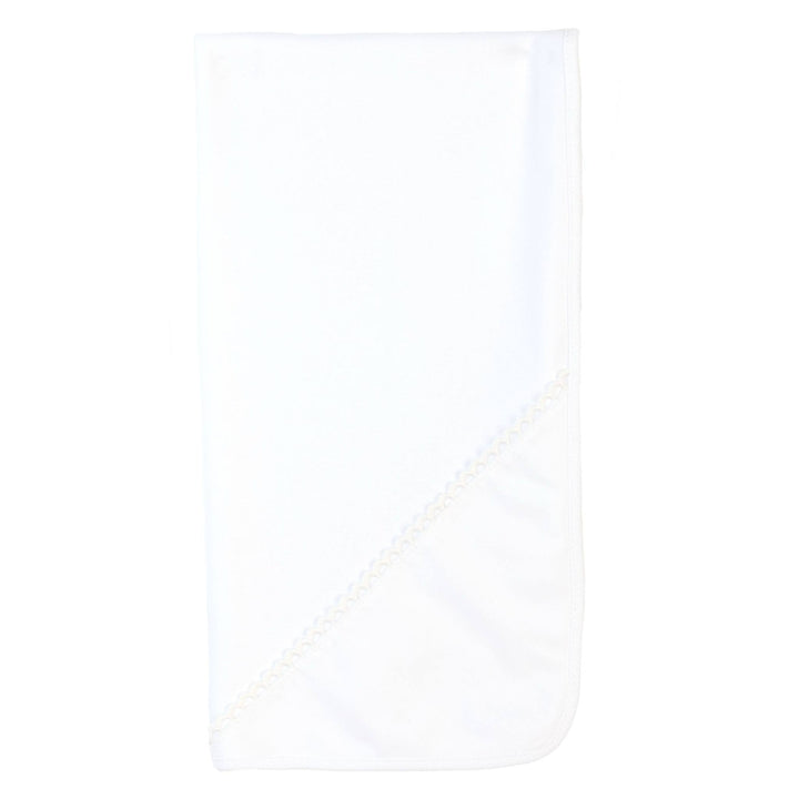 Hydrofiel met bies  (wit) - Baby Gi