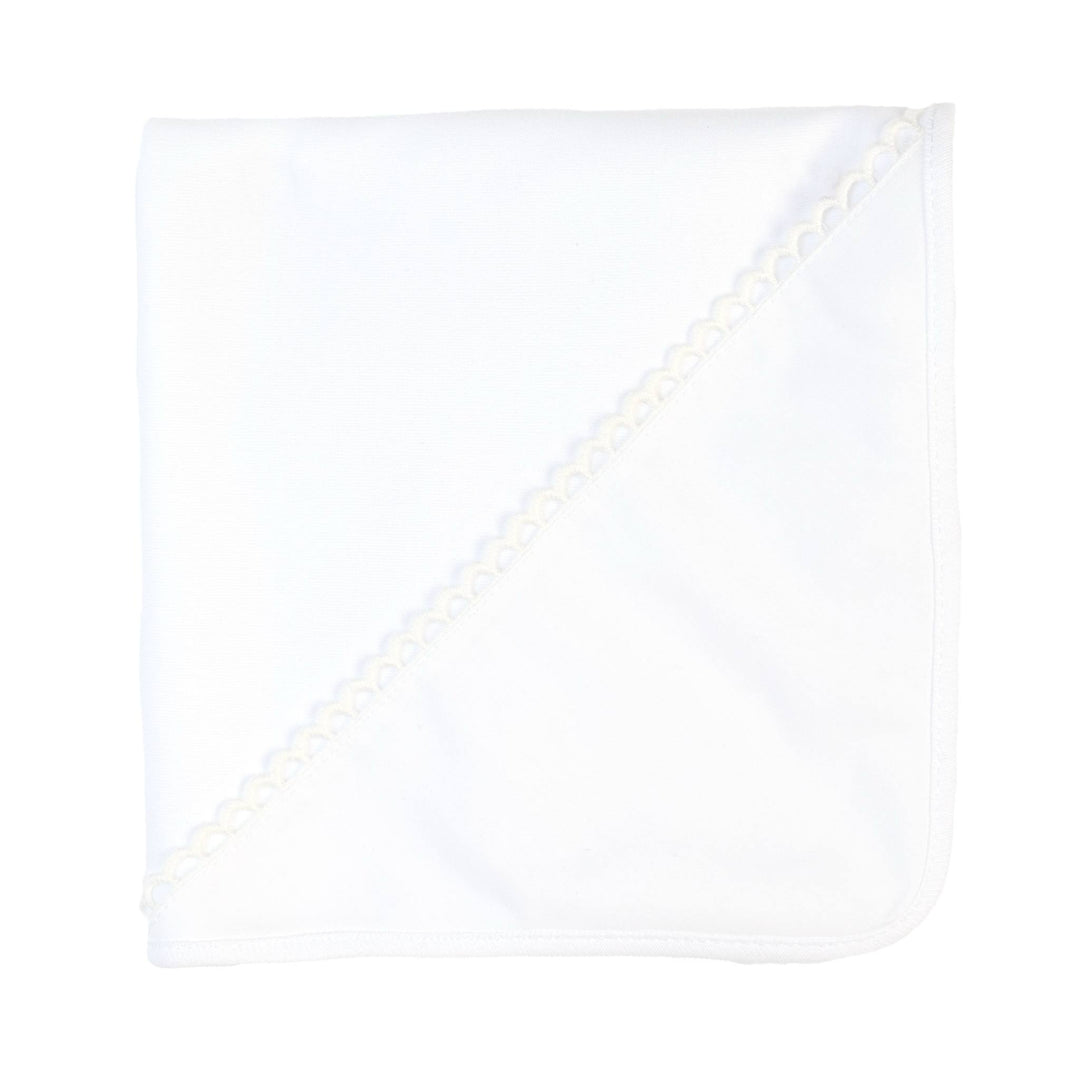 Hydrofiel met bies  (wit) - Baby Gi