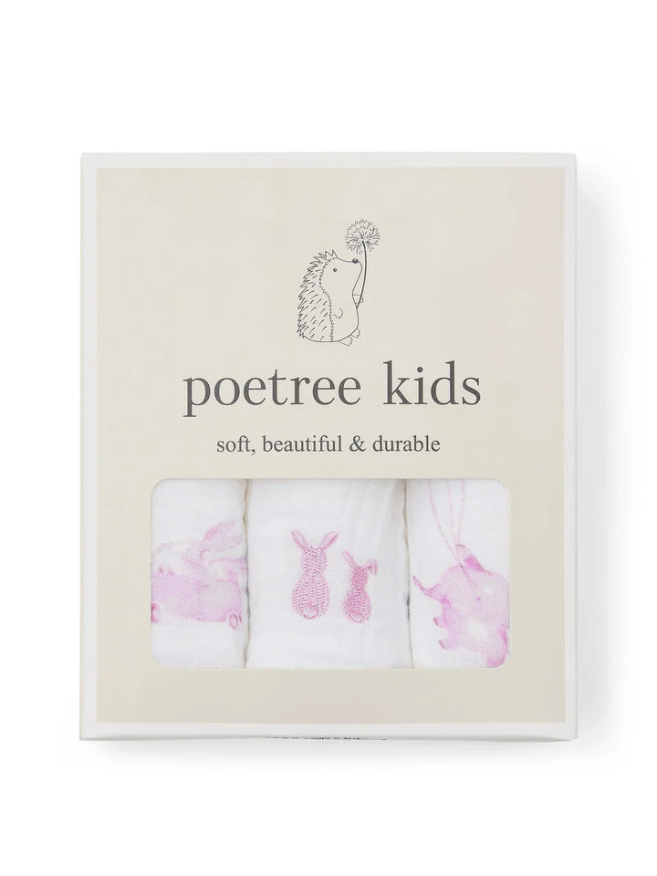 Hydrofiele doekjes box 3 stuks - Poetree Kids