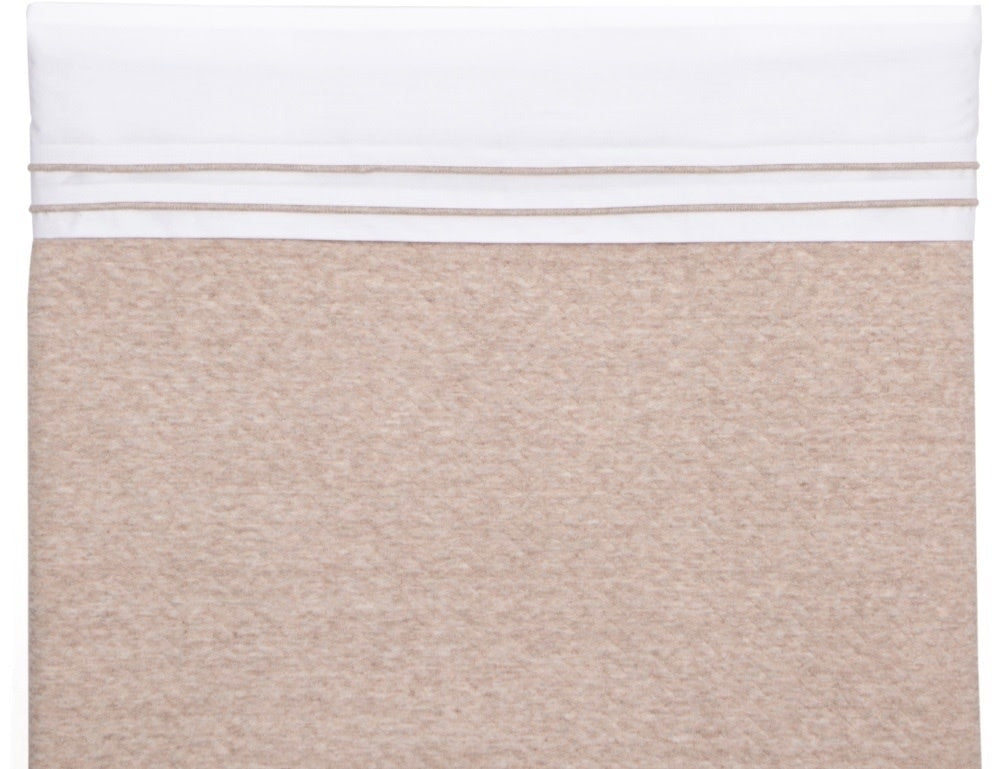 Ledikant laken Chevron Light Camel - Poetree Kids