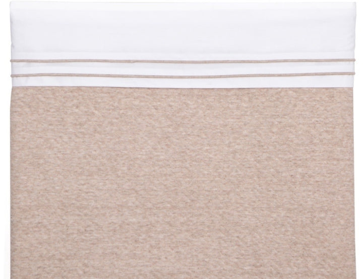 Ledikant laken Chevron Light Camel - Poetree Kids