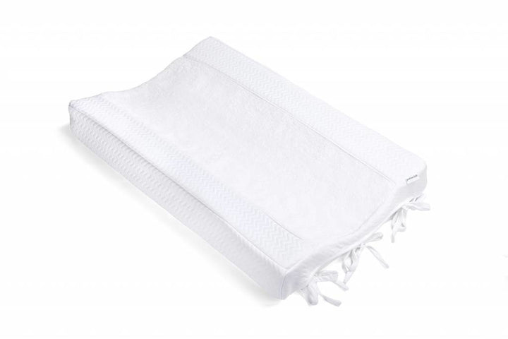 Aankleedkussenhoes Chevron White - Poetree Kids