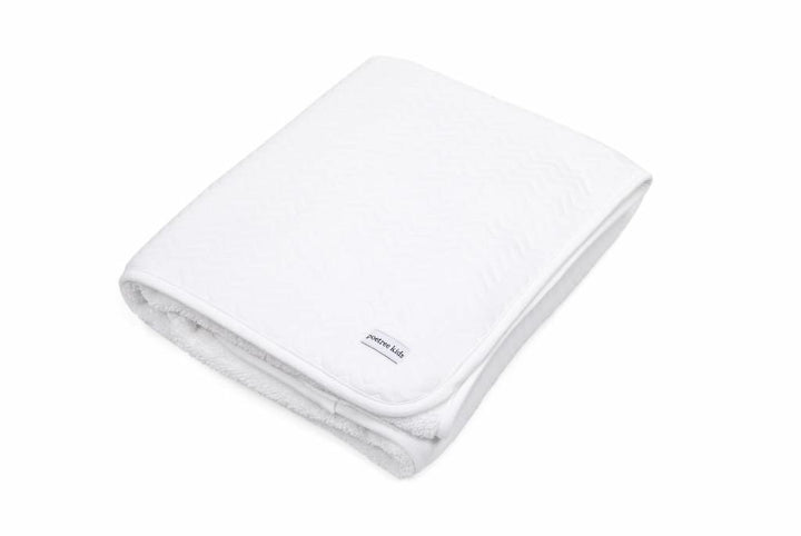 Ledikant deken Chevron White - Poetree Kids