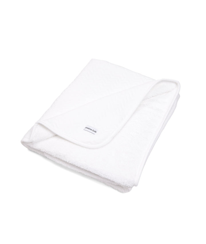 Ledikant deken Chevron White - Poetree Kids
