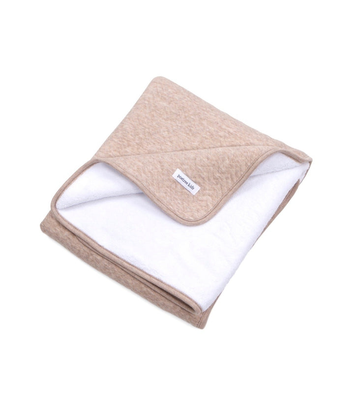 Ledikant deken Chevron Light Camel - Poetree Kids