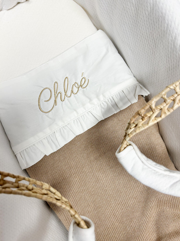 Ledikantlaken Parisian met ruche - Poetree Kids