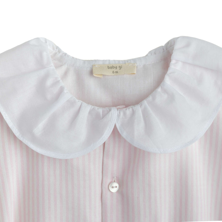 Shortie strepen (lichtroze) - Baby Gi