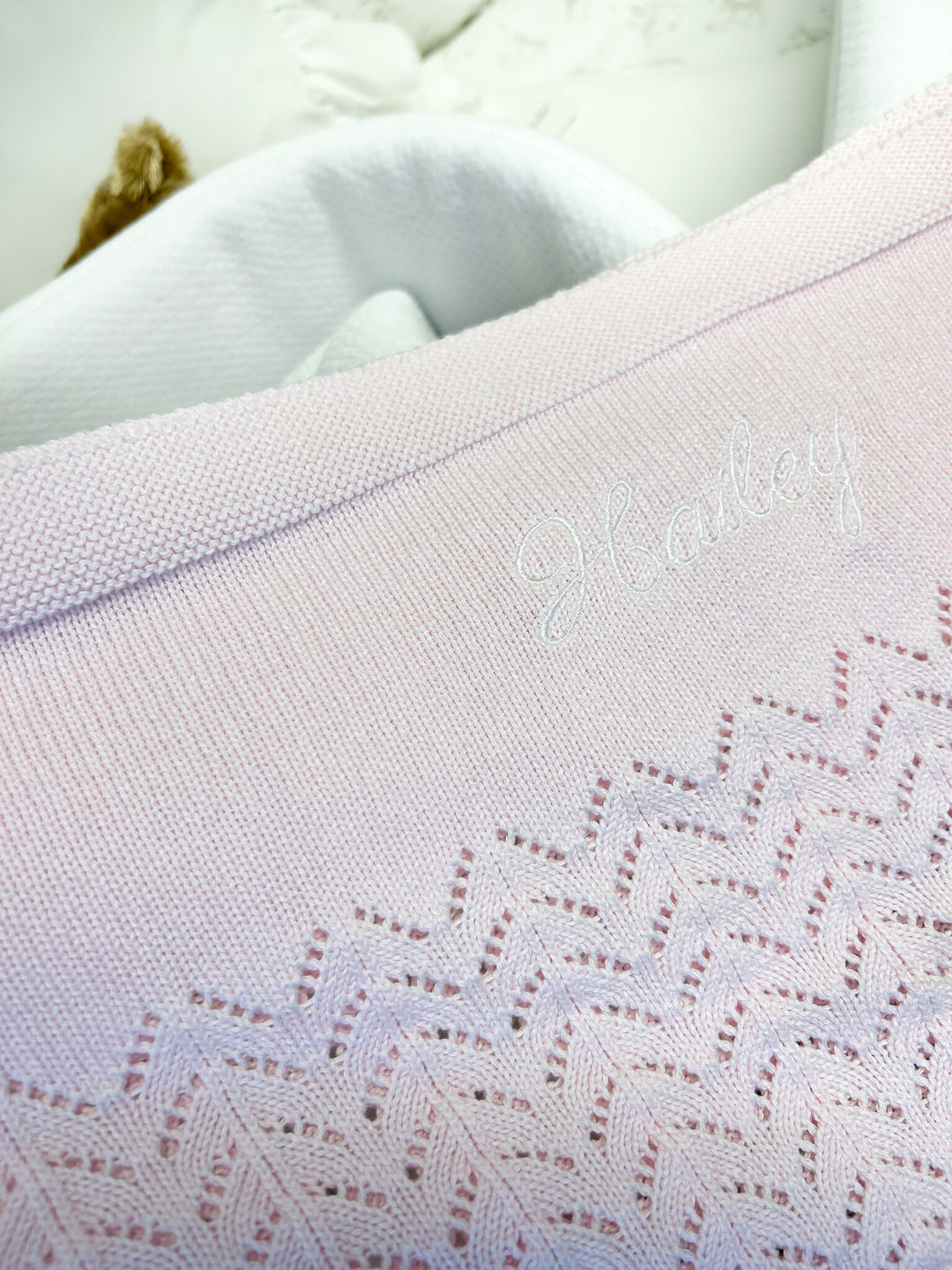 Deken Katoen Gebreid - Little Mack