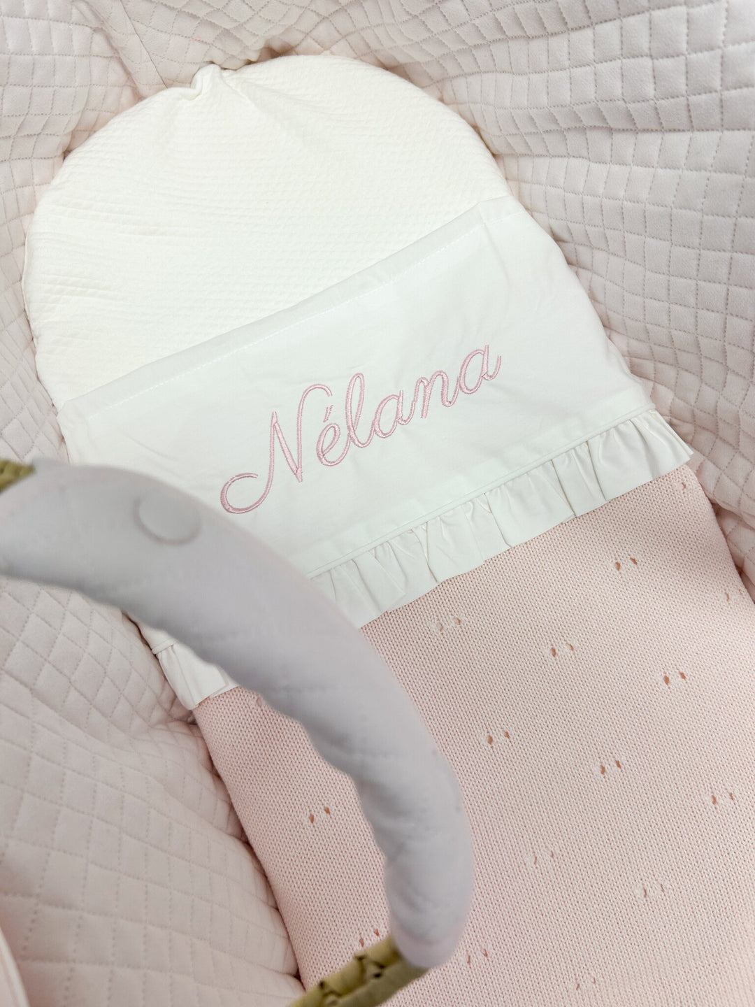 Ledikantlaken Parisian met ruche - Poetree Kids